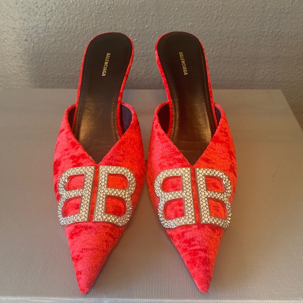 Balenciaga knife mules